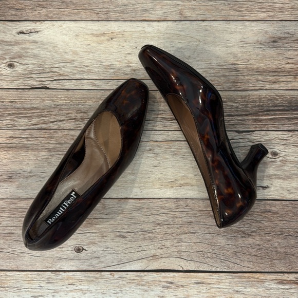 Beautifeel Patent Leather Tortoise Heels - Picture 1 of 4